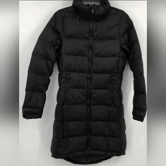 The North Face Womens Black Long Puffer Quilted Coat Size X-Small - Picture 1 of 8